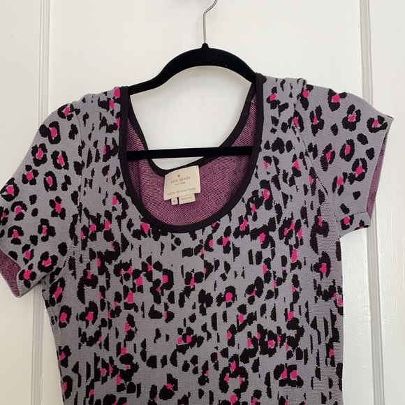 Kate spade flared a-line dress with leopard - Picture 5 of 7